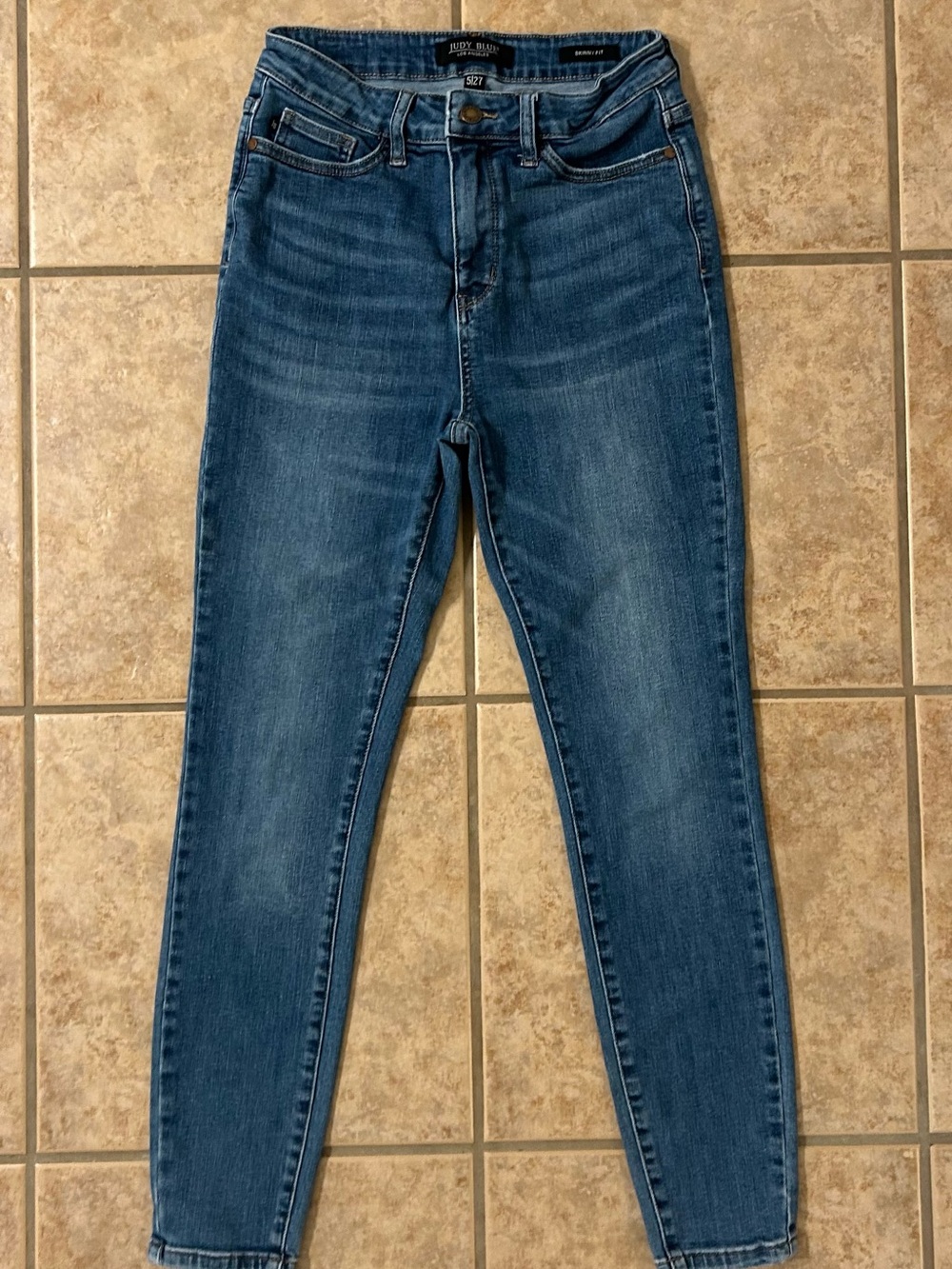 Judy Blue Deep Blue High-Rise Skinny Jeans